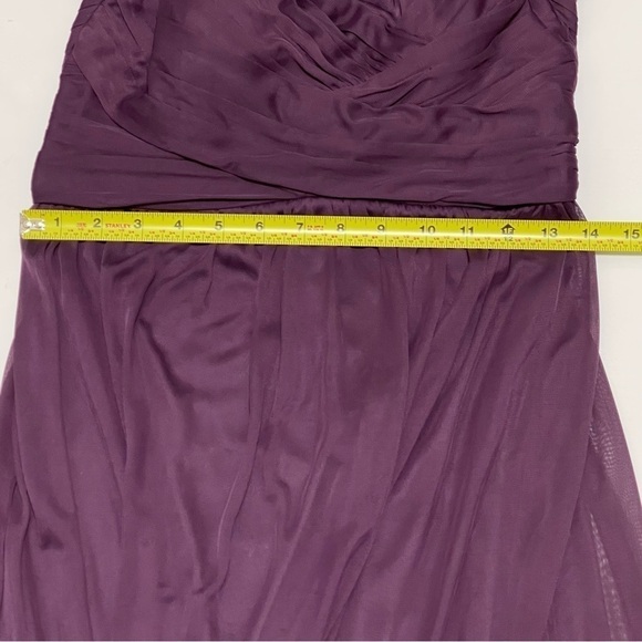 David’s Bridal Woman Plum Bridesmaids Dress Size 6 - Picture 11 of 13